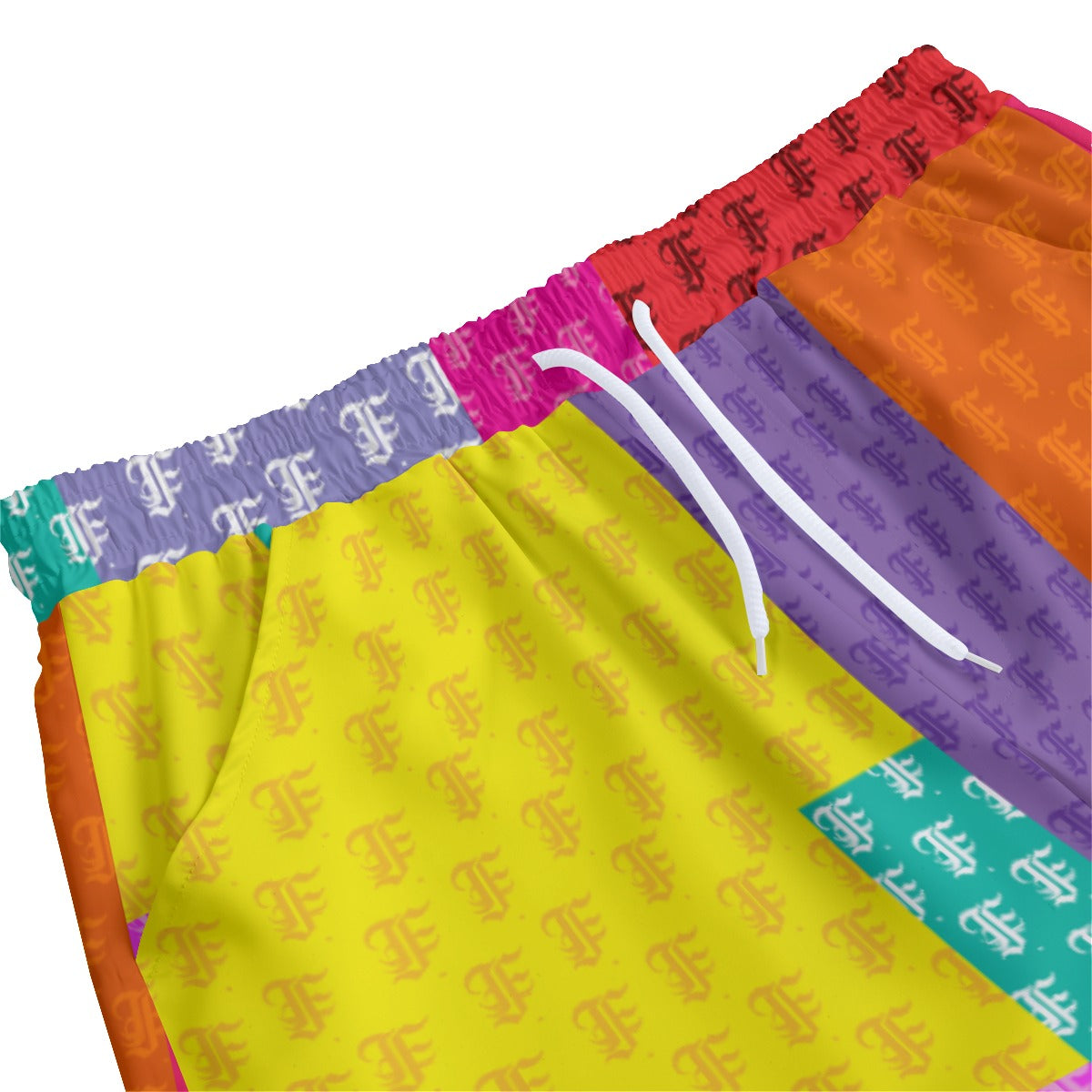 Pastel Patcwork | Windbreaker Pants