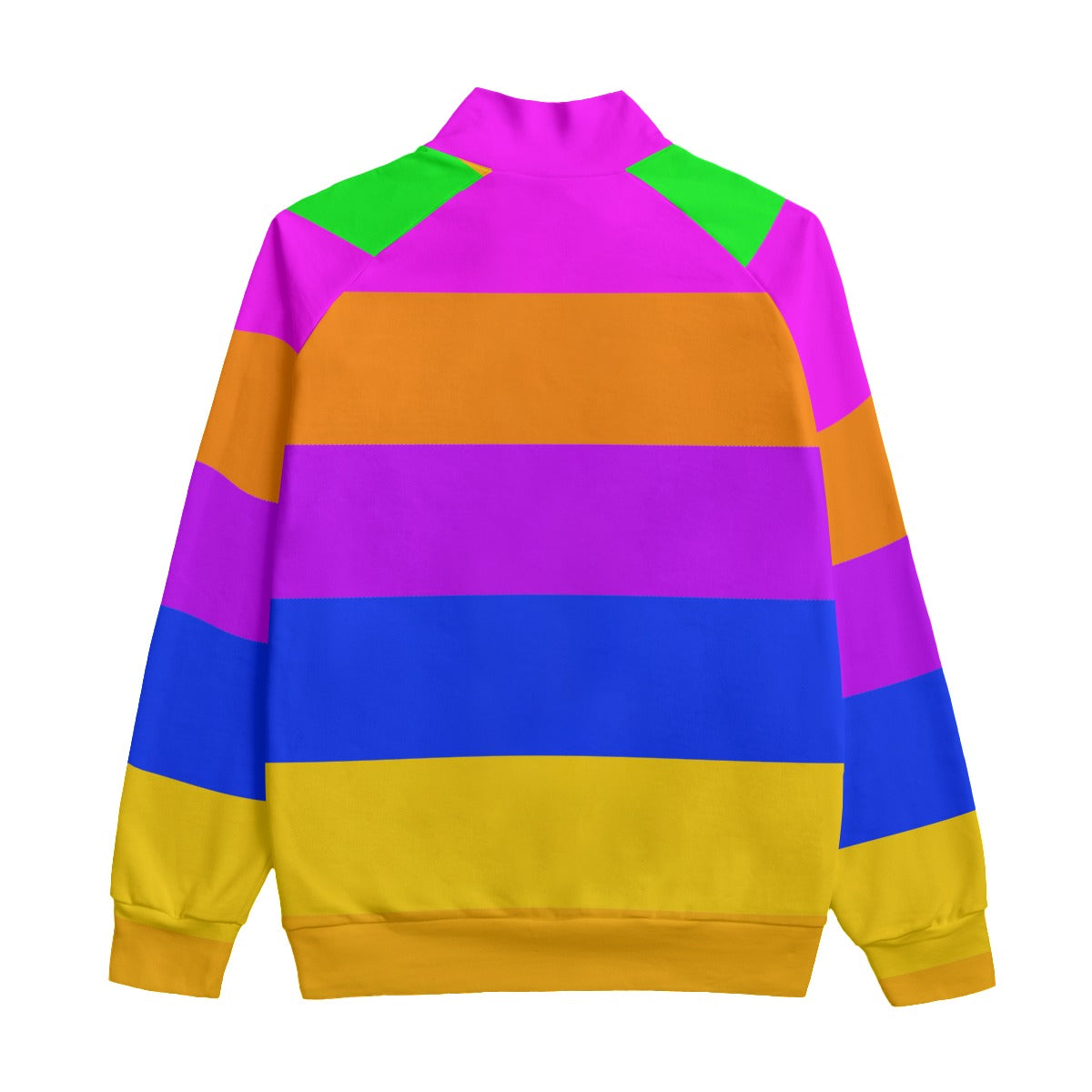 NeonStripped Zip-up | 310GSM Cotton