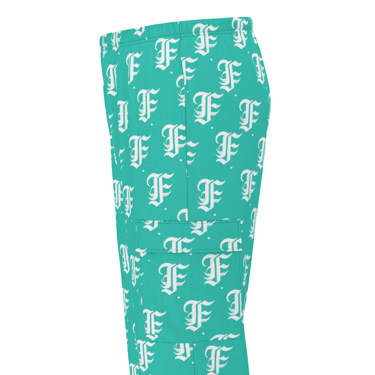 FFTurquoise | Track Cargo Pants