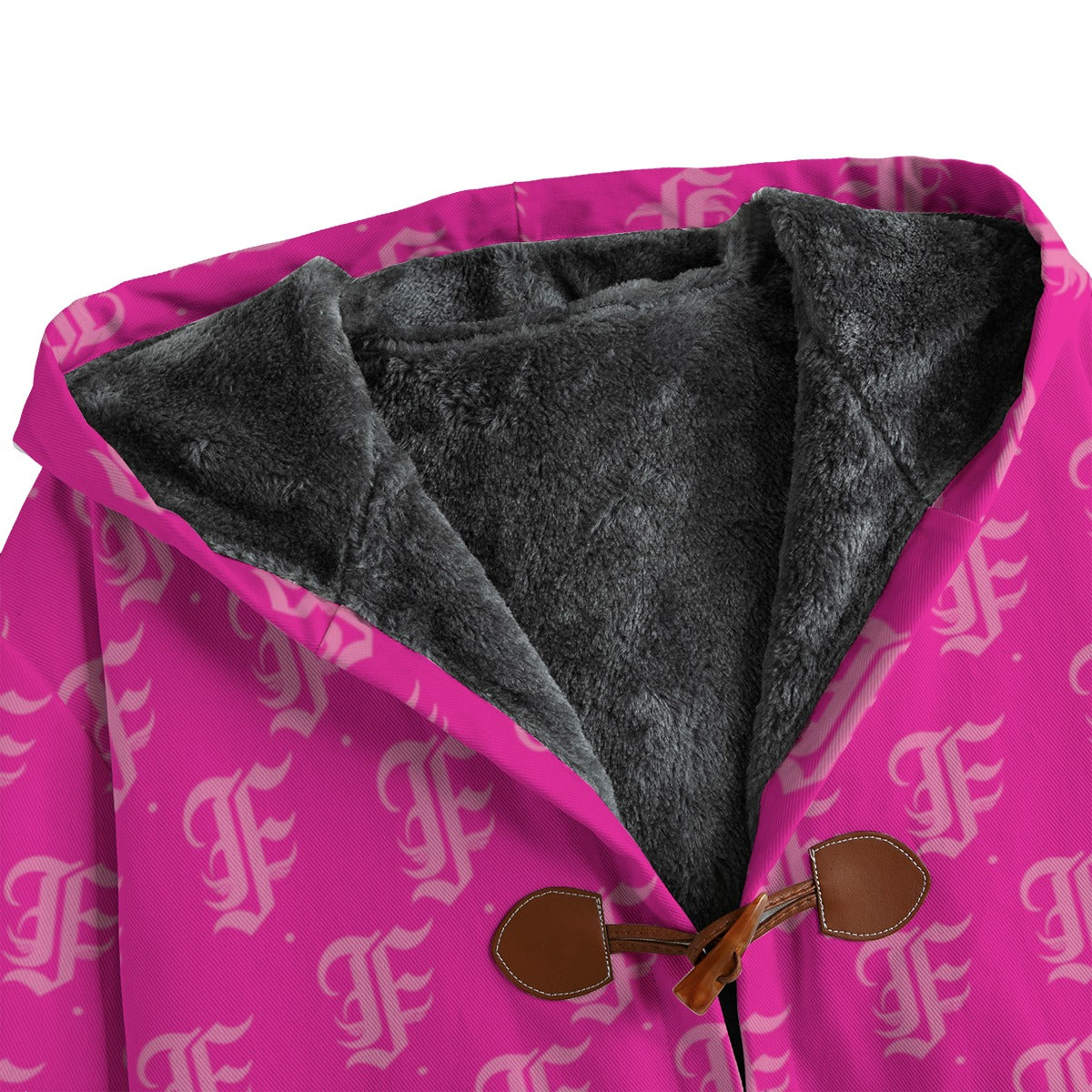 FFHotPink | Fleece Canvas Coat