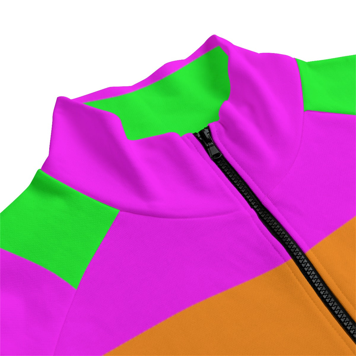 NeonStripped Zip-up | 310GSM Cotton