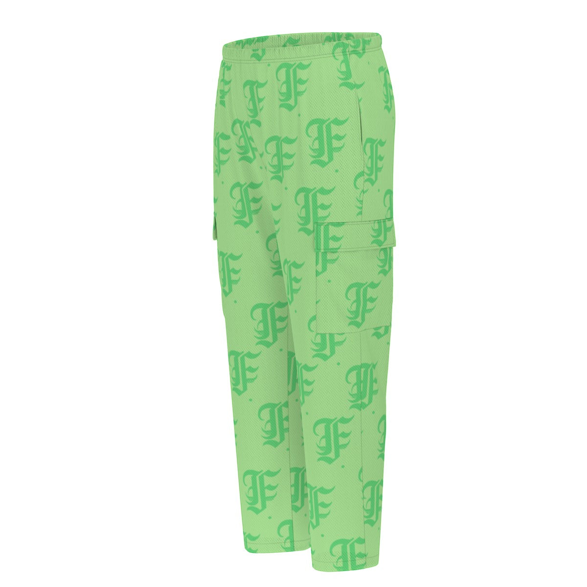 FFMintGreen | Track Cargo Pants