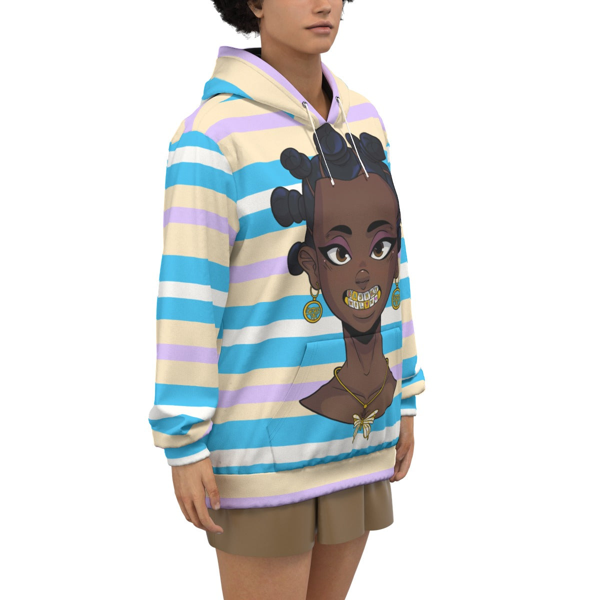 Bantu Baddie AOP Hoodie | 310GSM Cotton