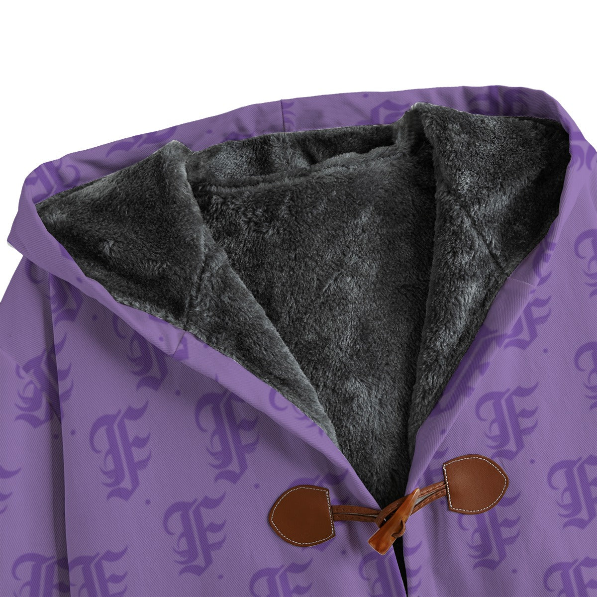 FFPurple | Fleece Canvas Coat