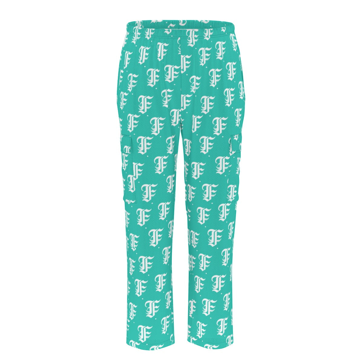 FFTurquoise | Track Cargo Pants