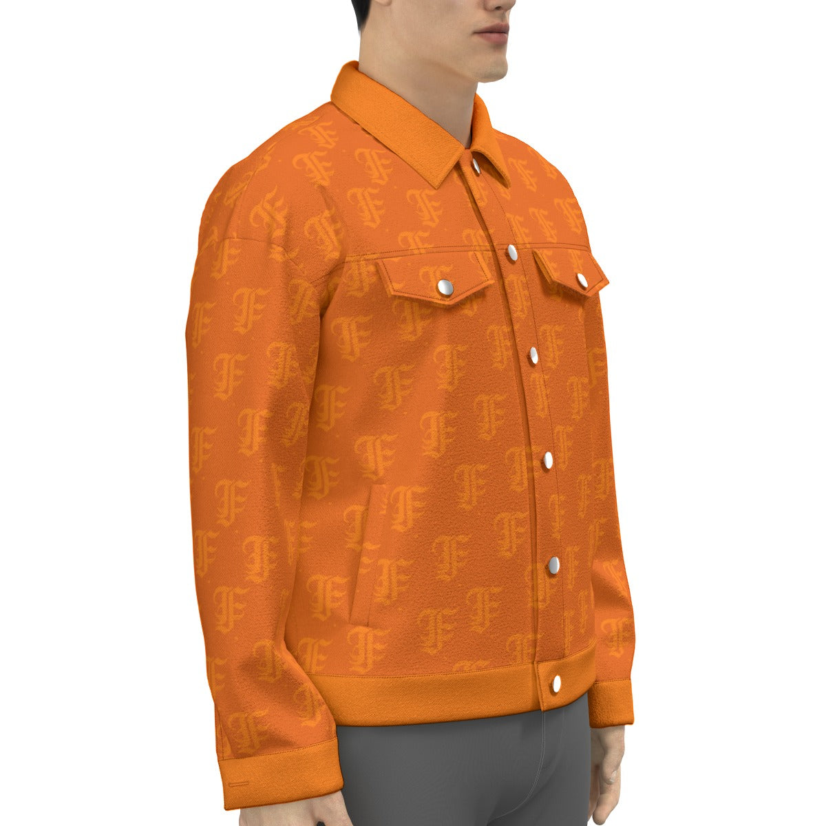 FFOrange Trucker Jacket | 245GSM Cotton
