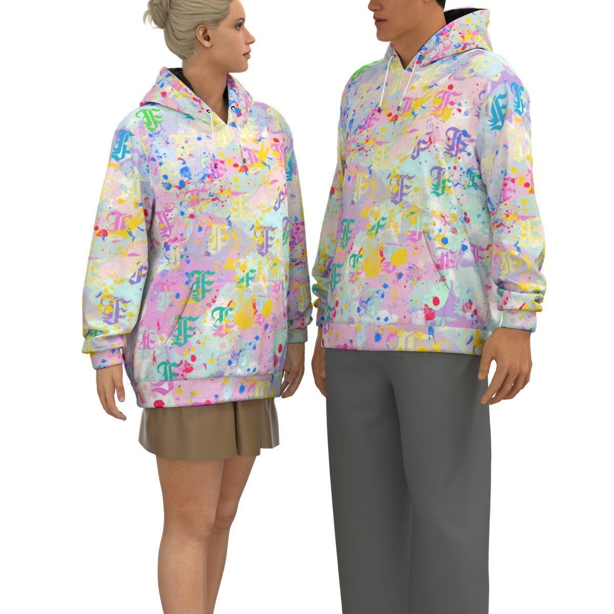 FFPastel Paint Hoodie | 310GSM Cotton