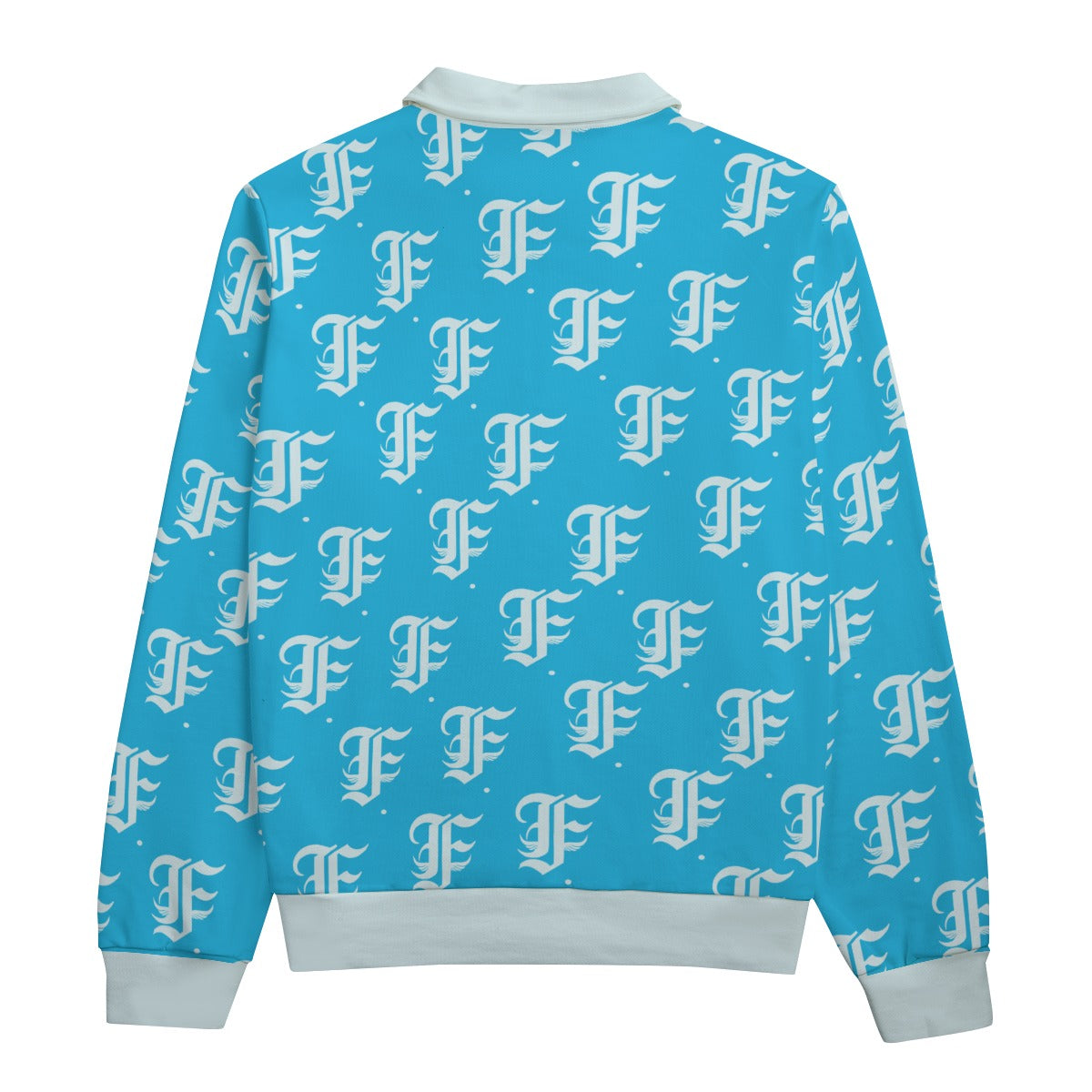 FFBabyBlu Heavyweight Zip-Up Polo | 310GSM Cotton