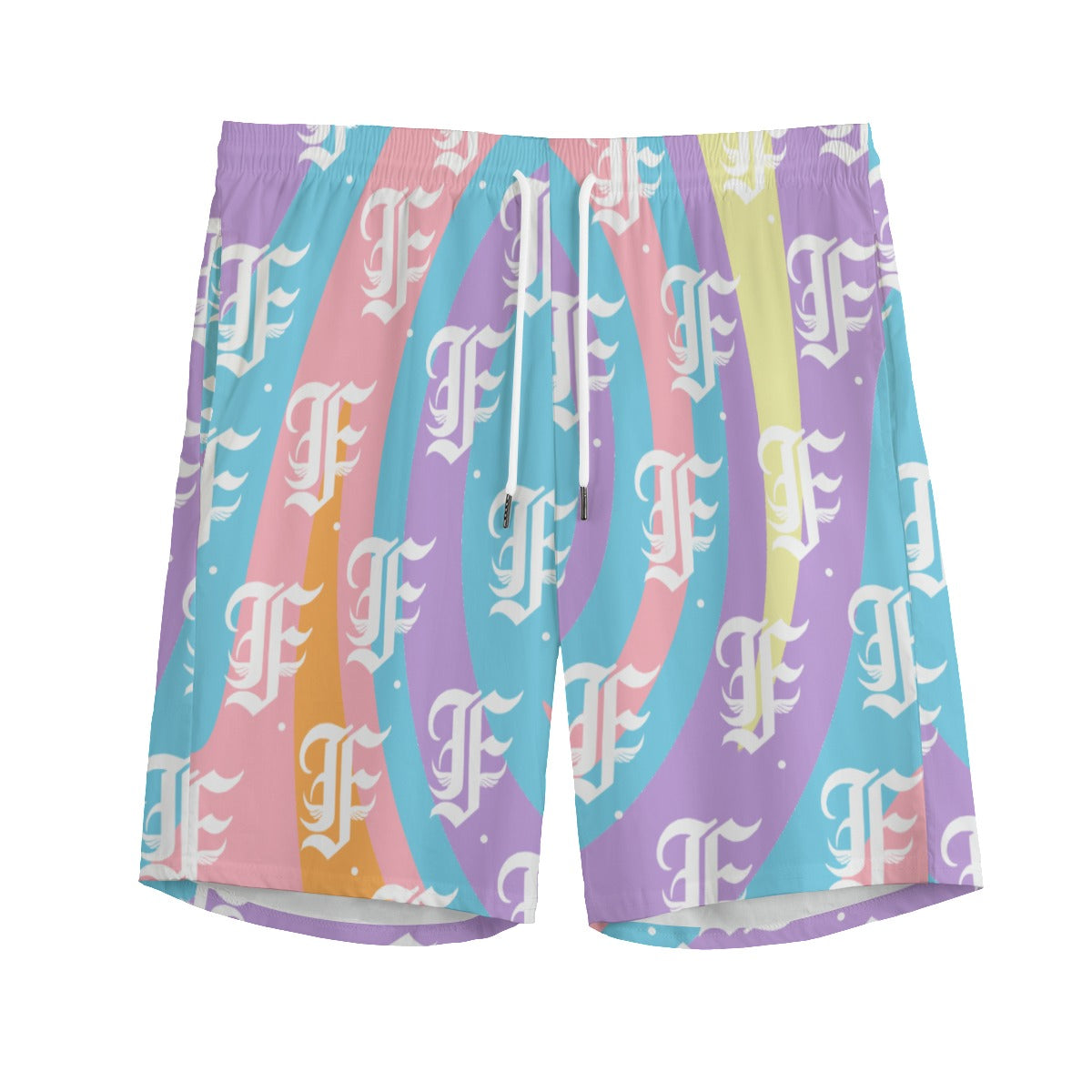 FFPastelSwirl Shorts | 115GSM Cotton poplin