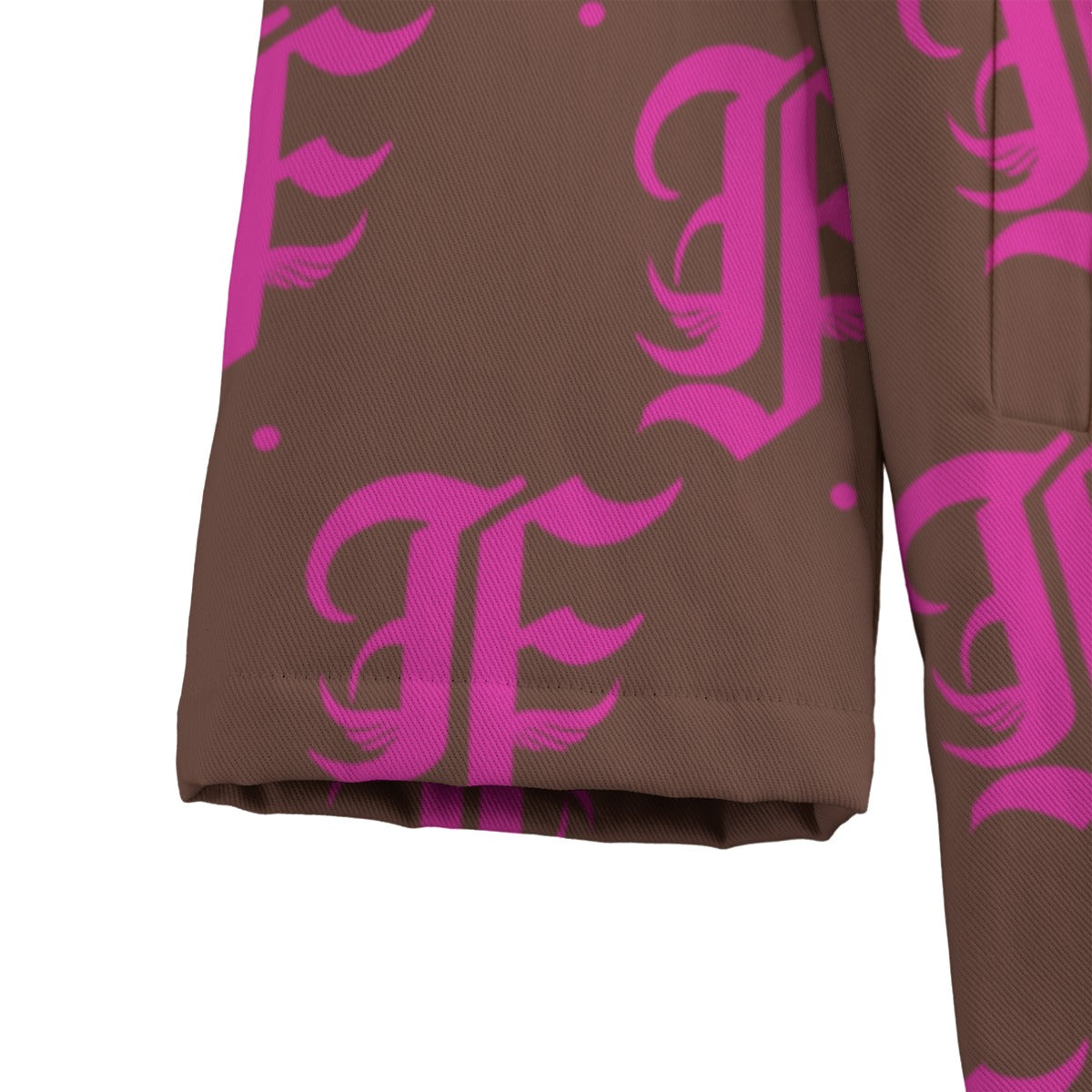 FFBrown&Pink | Fleece Canvas Coat