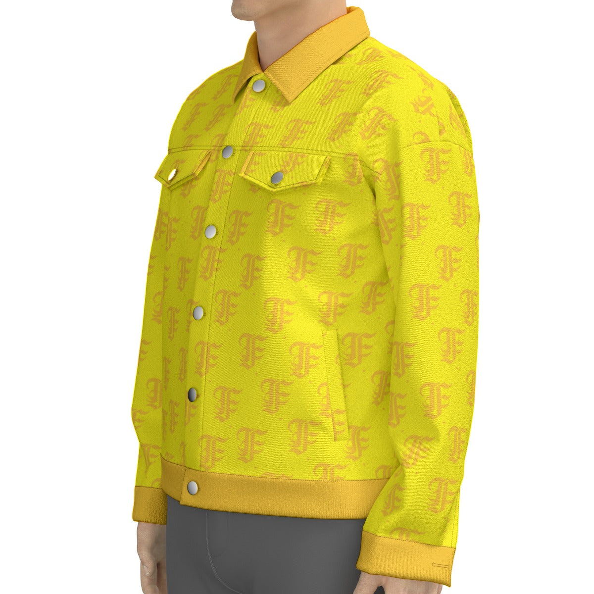 FFYellow Trucker Jacket | 245GSM Cotton
