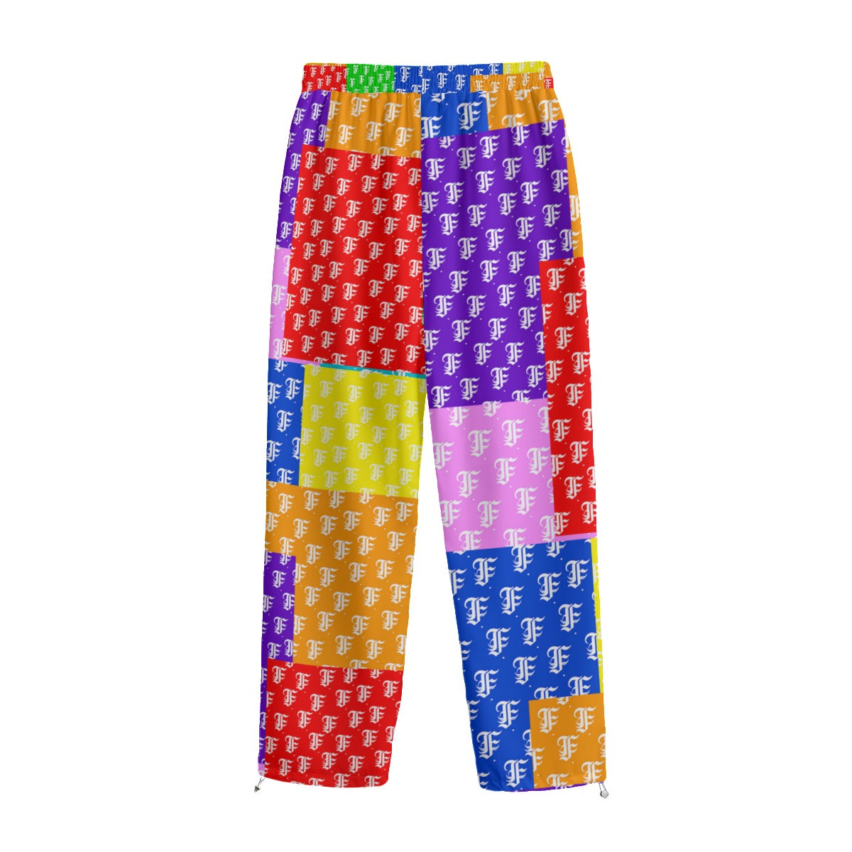 Multi-Color Patchwork | Windbreaker Pants