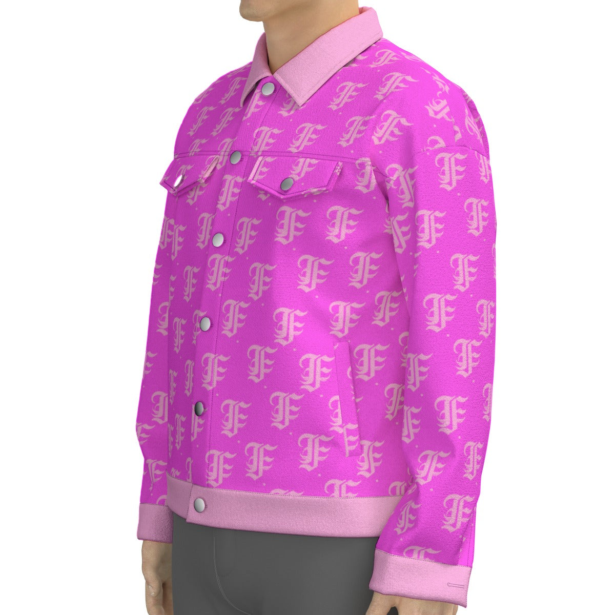 FFPink Trucker Jacket | 245GSM Cotton