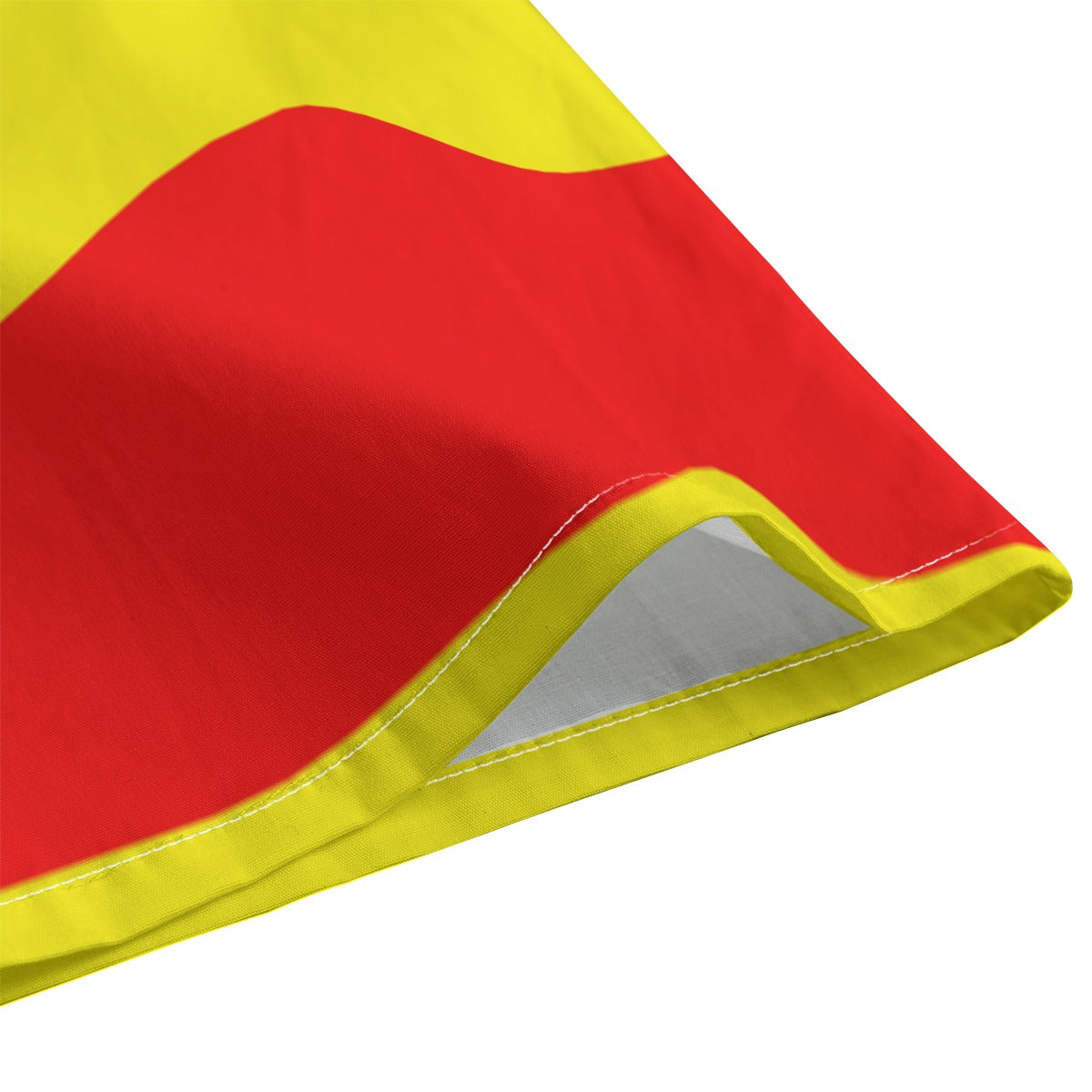 Red&Yellow Striped Button-Up |115GSM Cotton poplin