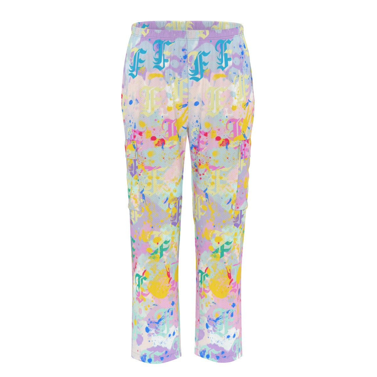FFPastelSplatta | Track Cargo Pants