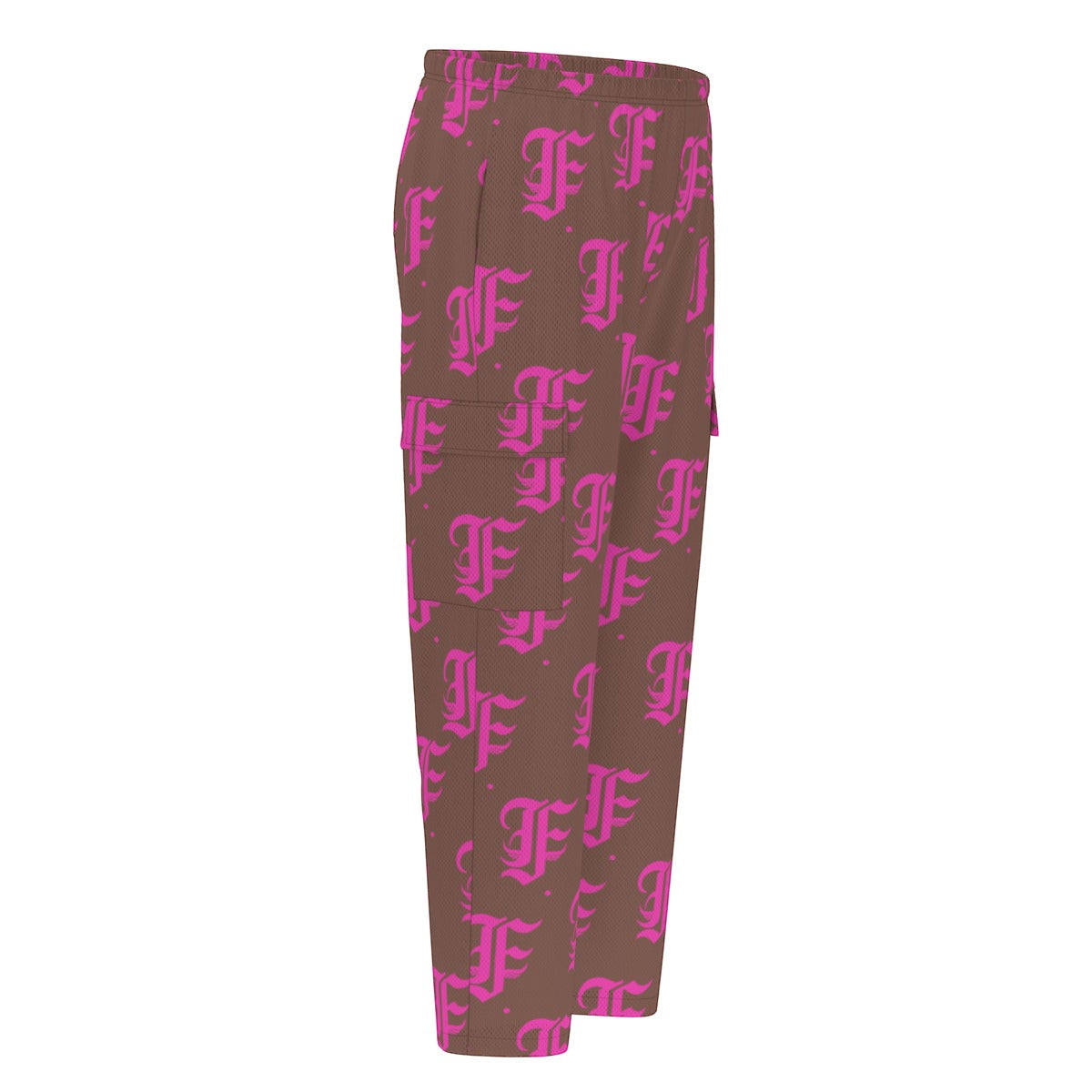 FFPink&Brown | Track Cargo Pants