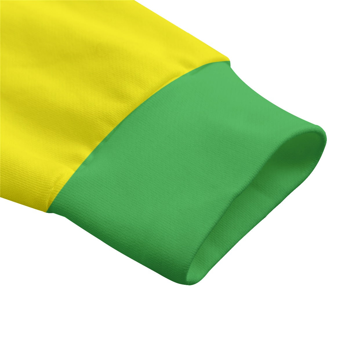 Green&Yellow Striped Zip-up | 310GSM Cotton