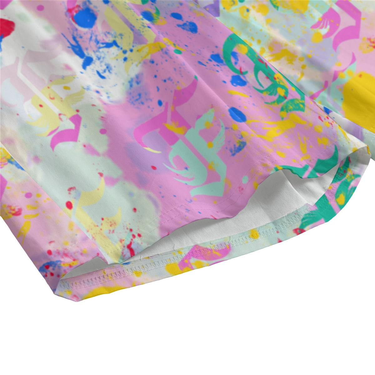 FFPastel Splatter Shorts | 115GSM Cotton poplin