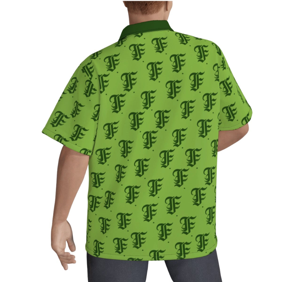 FFGreen Hawaiian Shirt |115GSM Cotton poplin