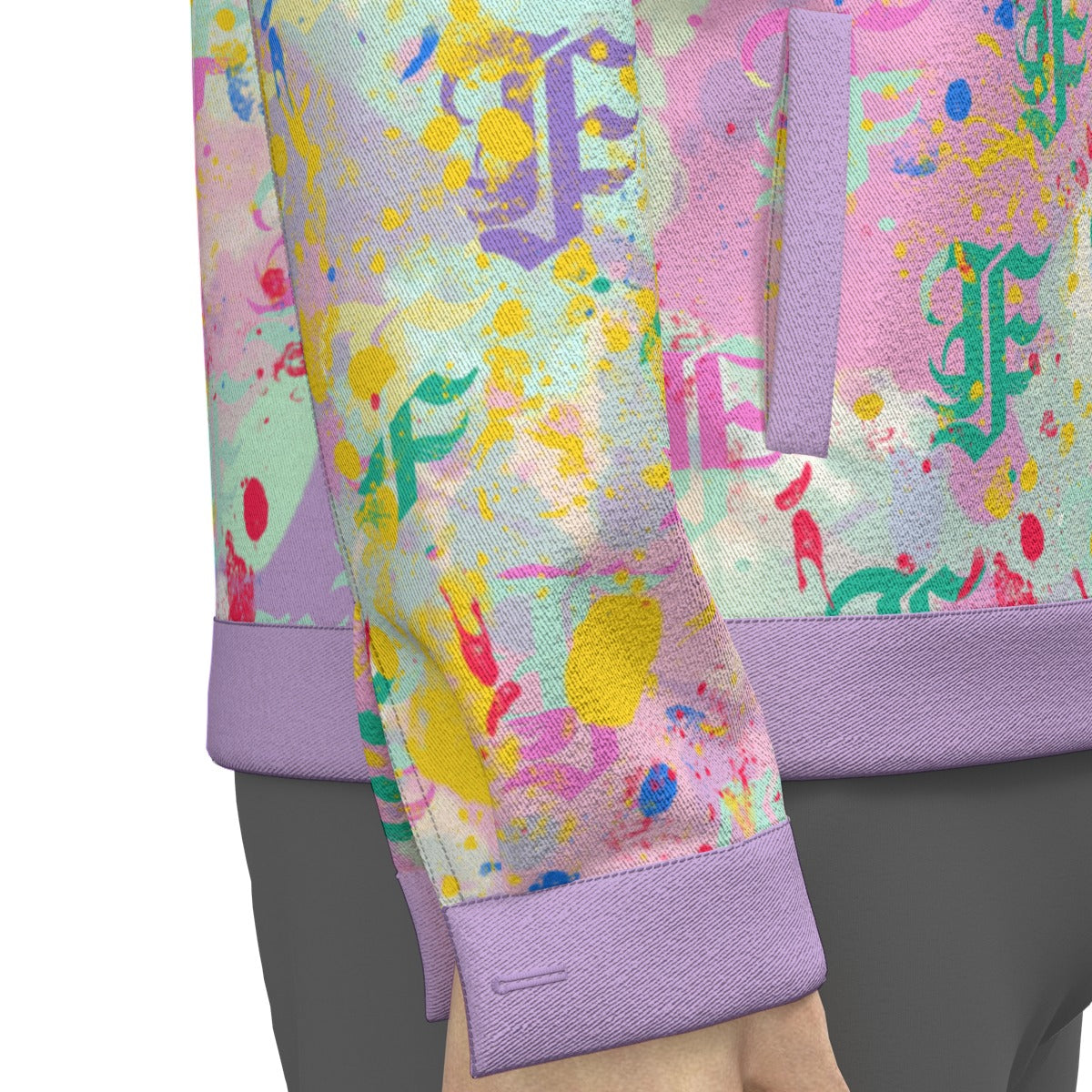 FFPastel Splatter Trucker Jacket | 245GSM Cotton