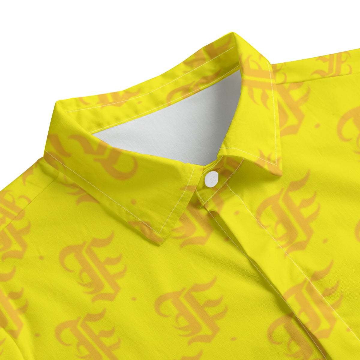 FFYellow Button-Up |115GSM Cotton poplin