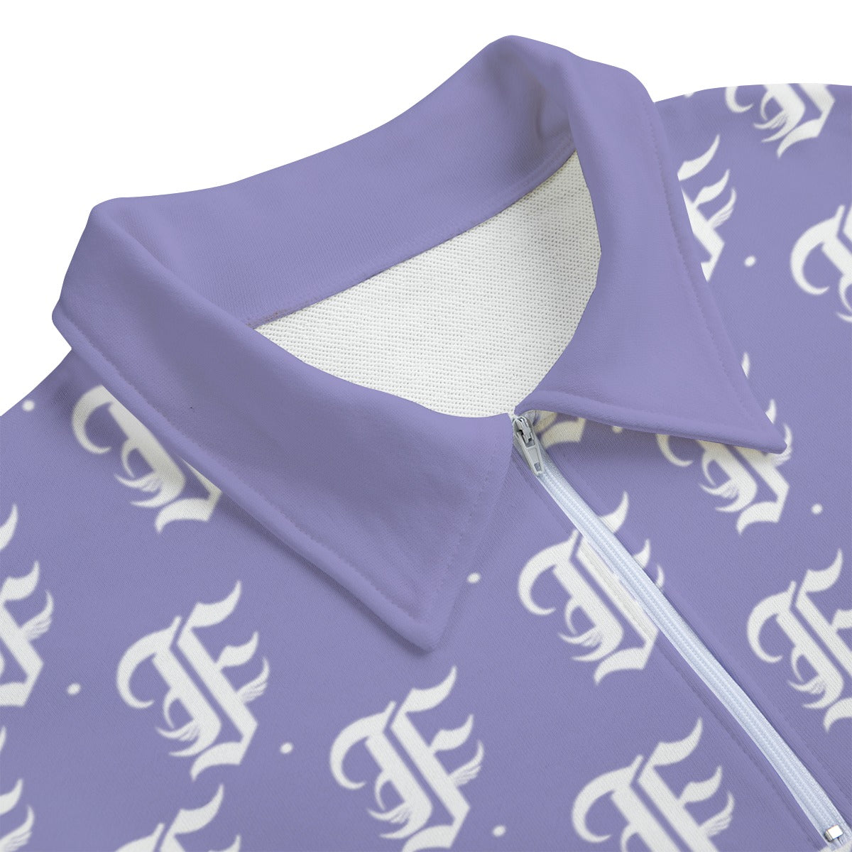 FFLavender Heavyweight Zip-Up Polo | 310GSM Cotton
