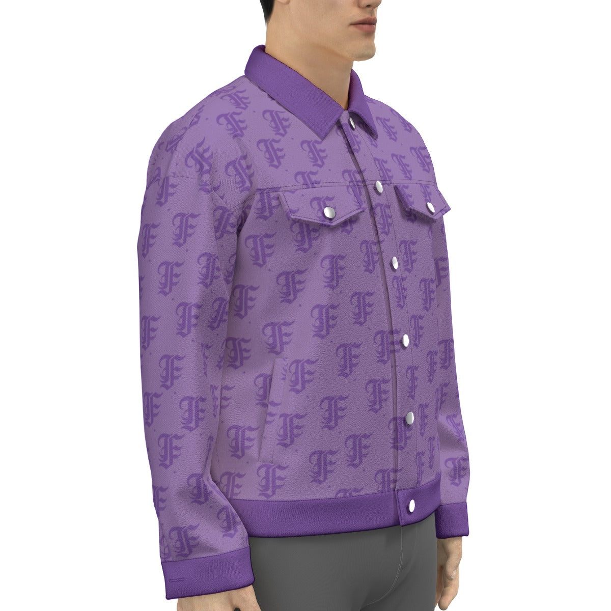 FFPurple Trucker Jacket | 245GSM Cotton