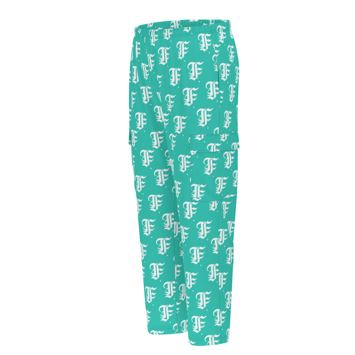 FFTurquoise | Track Cargo Pants