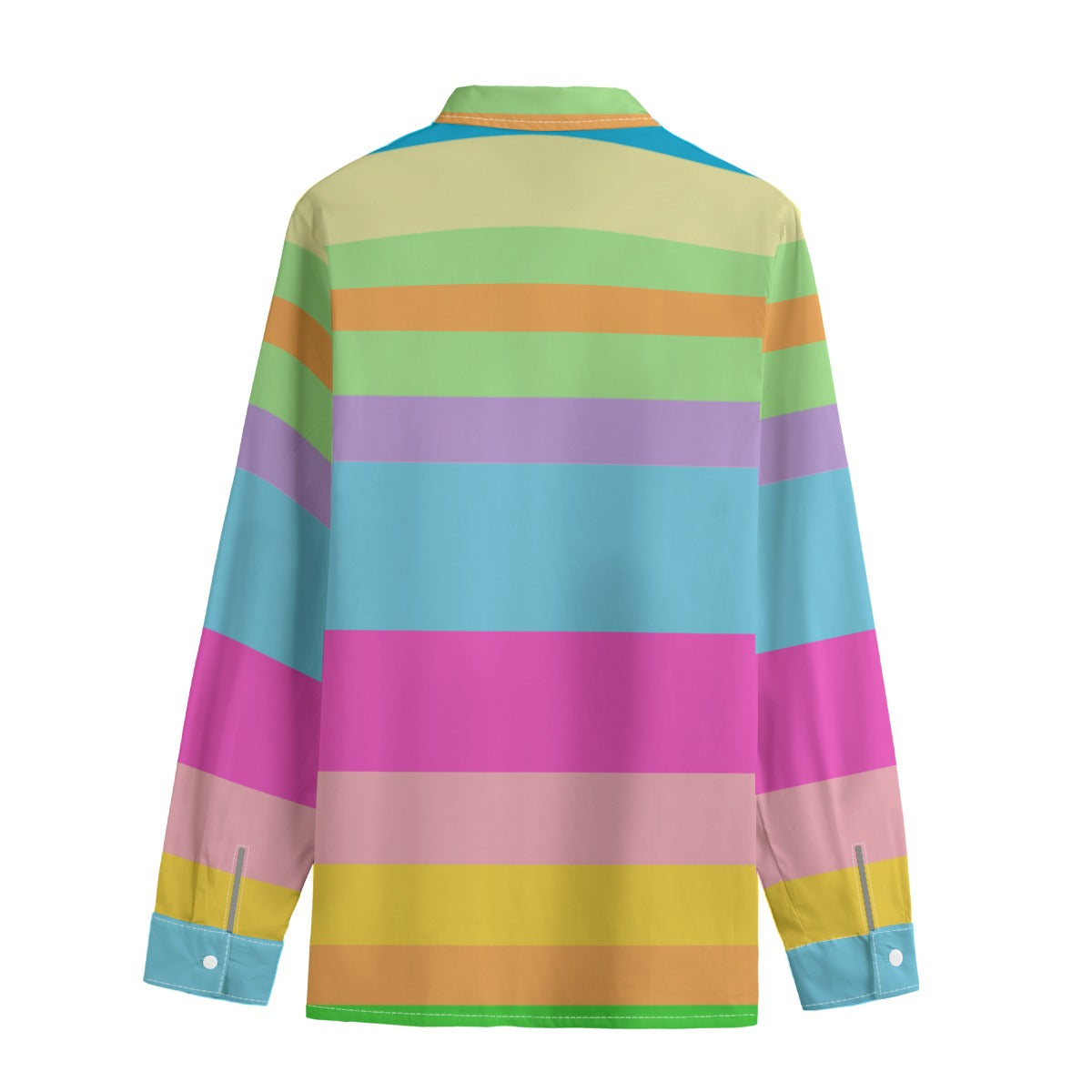 Pastel Striped Button-Up |115GSM Cotton poplin