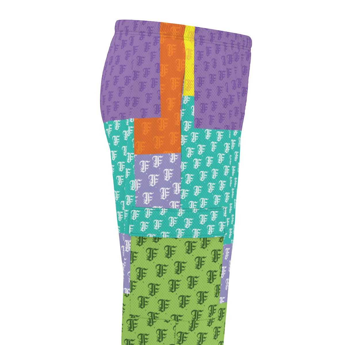 Pastel Patchwork | Track Cargo Pants