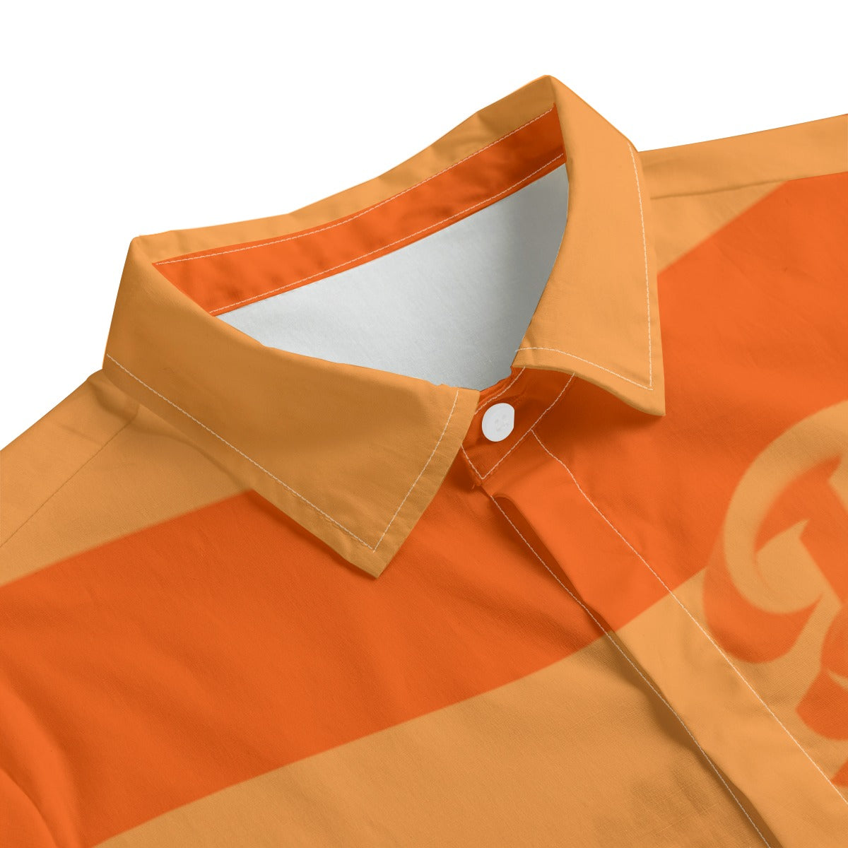 Creamsicle Striped Button-Up |115GSM Cotton poplin