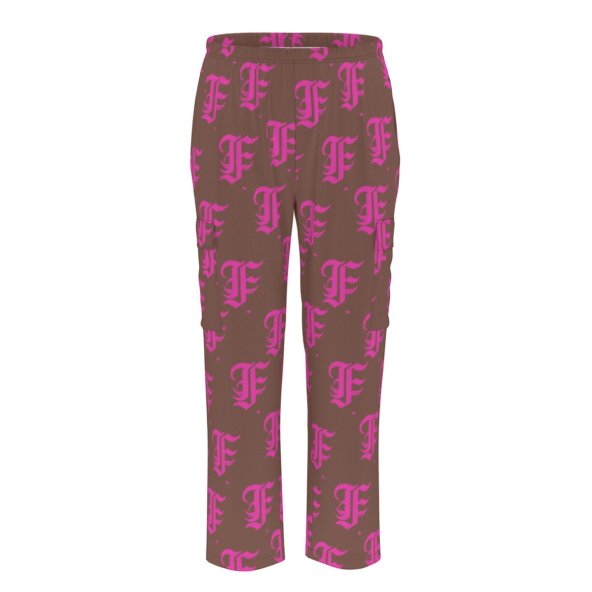FFPink&Brown | Track Cargo Pants