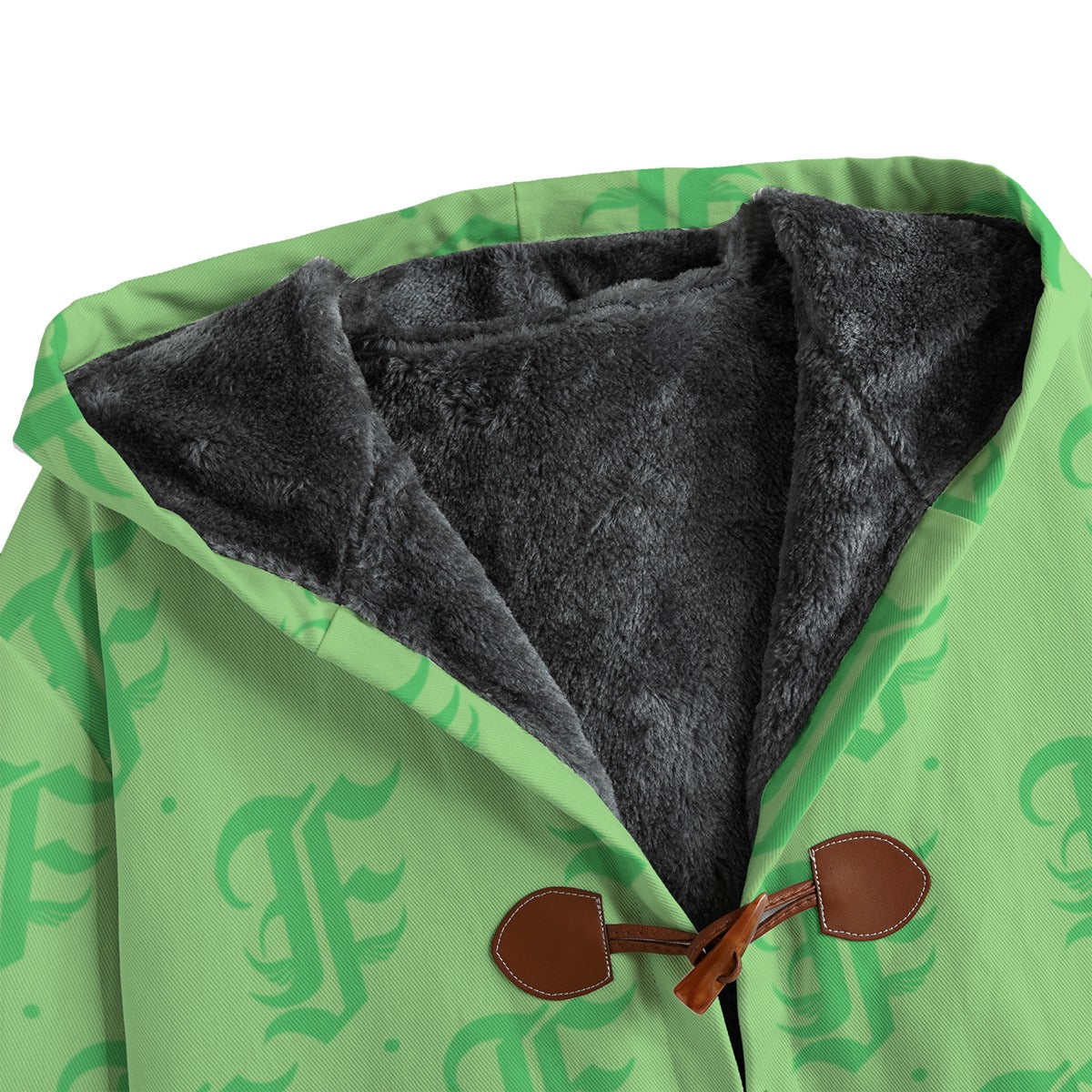 FFMintGreen | Fleece Canvas Coat