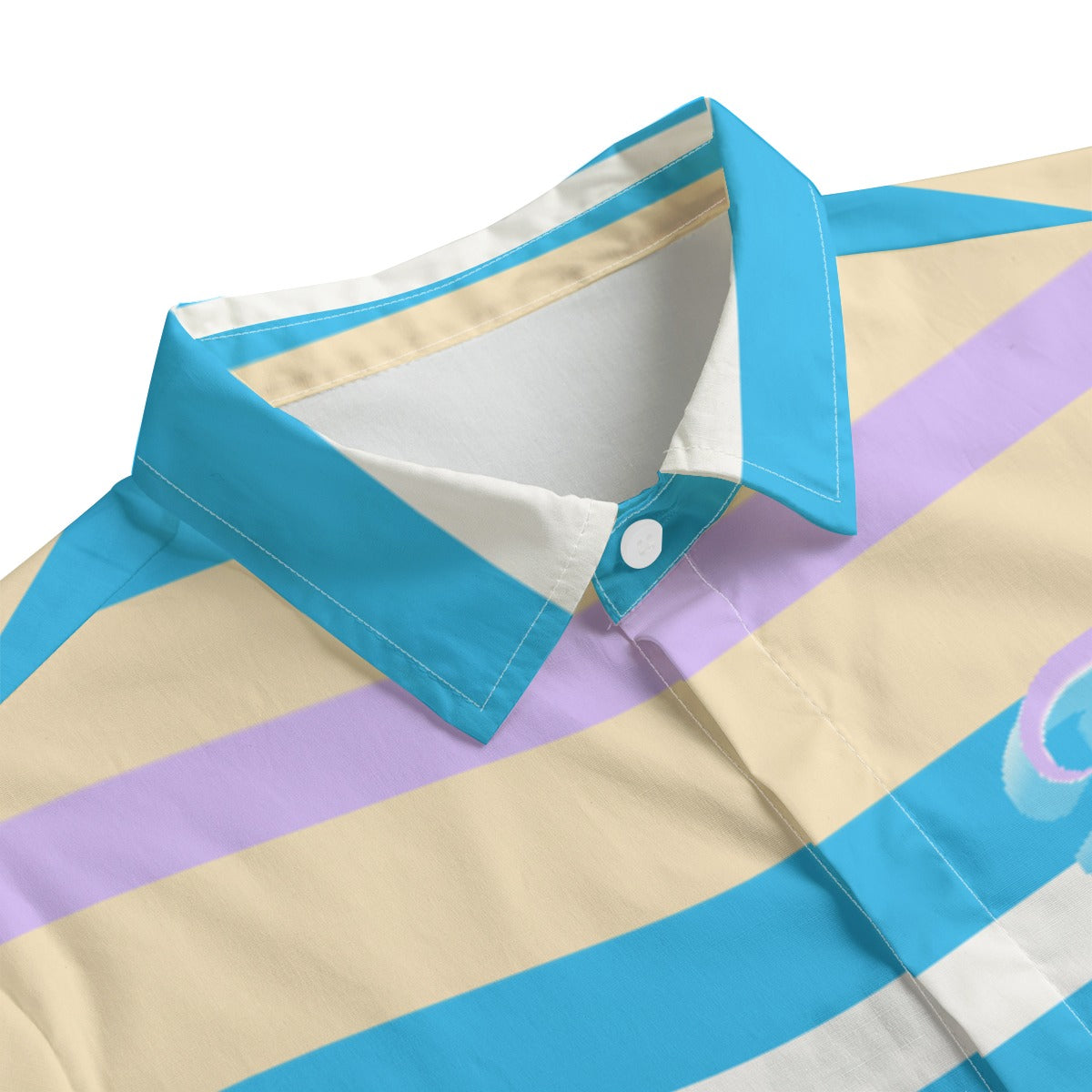 Lavender Cream Button-Up |115GSM Cotton poplin