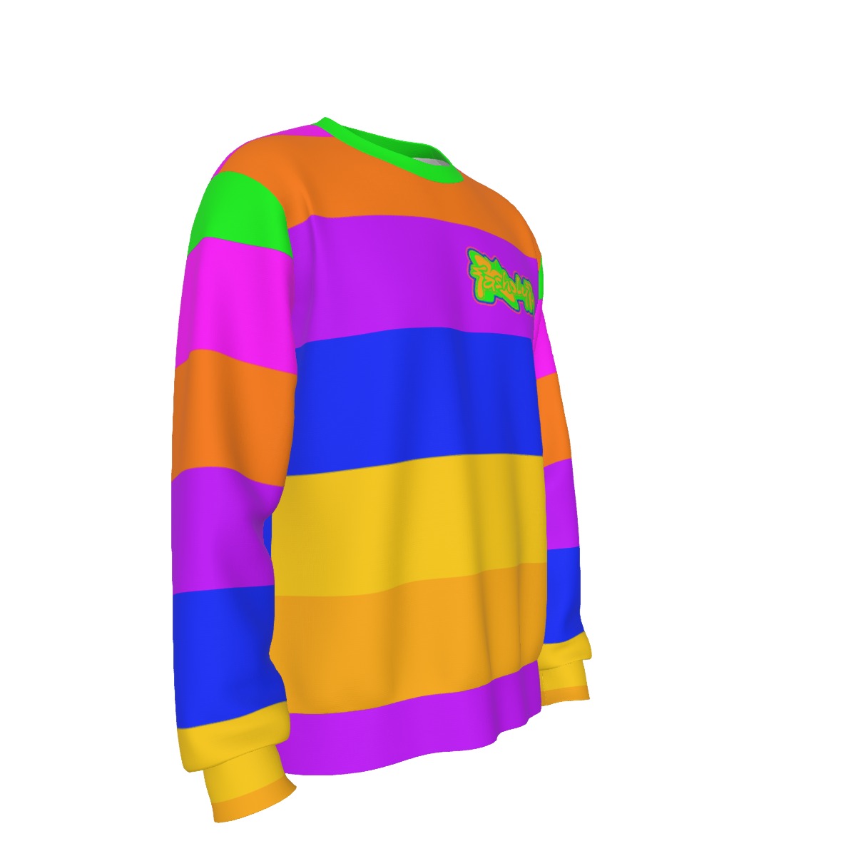 Neon Striped | Basic Sweater