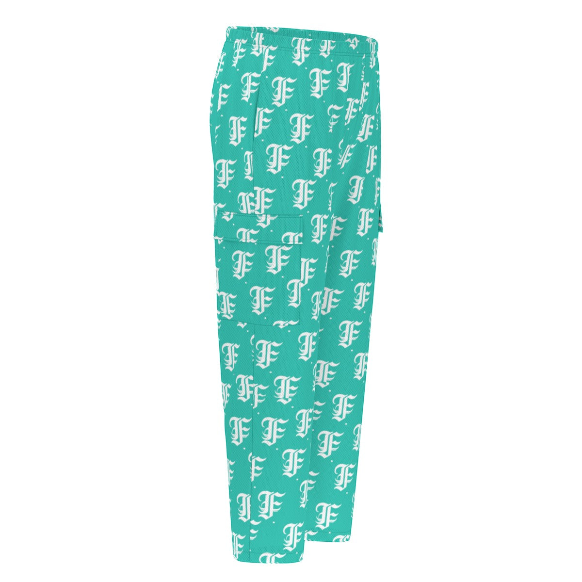 FFTurquoise | Track Cargo Pants