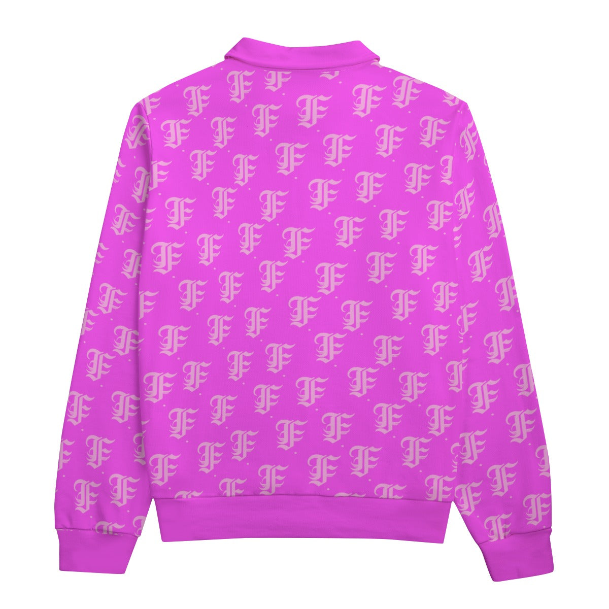 FFPink Heavyweight Zip-Up Polo | 310GSM Cotton