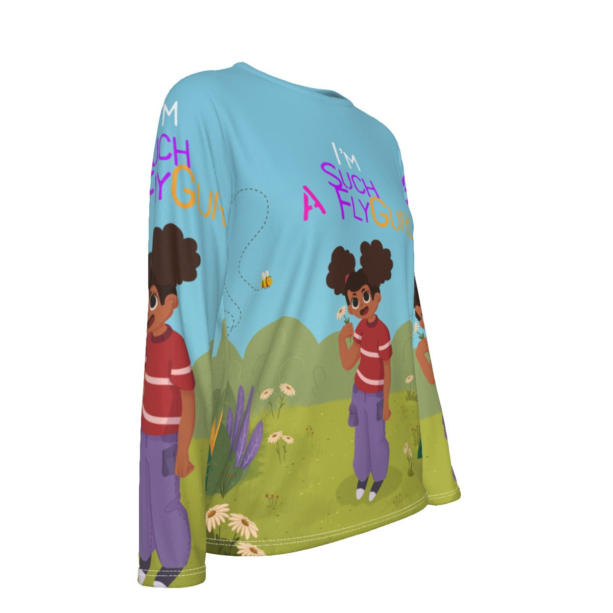 I'm Such A FlyGurl Oversized AOP Tee | 190GSM Cotton