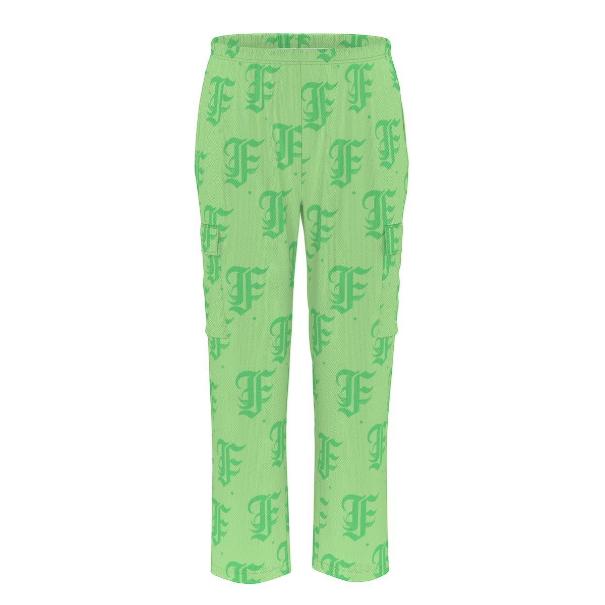FFMintGreen | Track Cargo Pants
