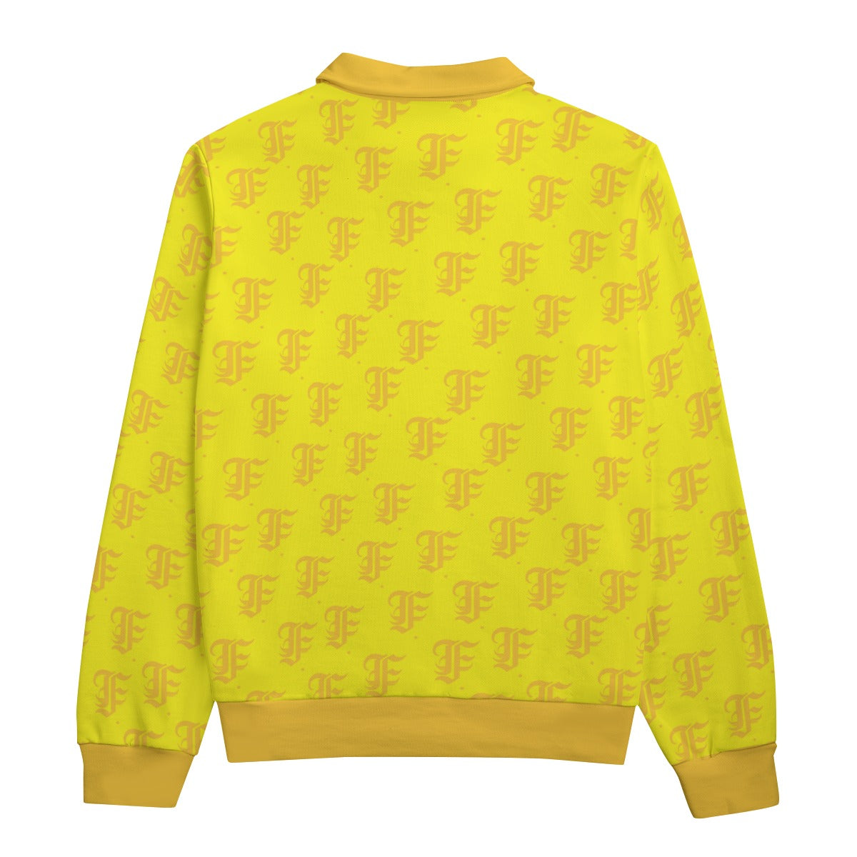 FFYellow Heavyweight Zip-Up Polo | 310GSM Cotton