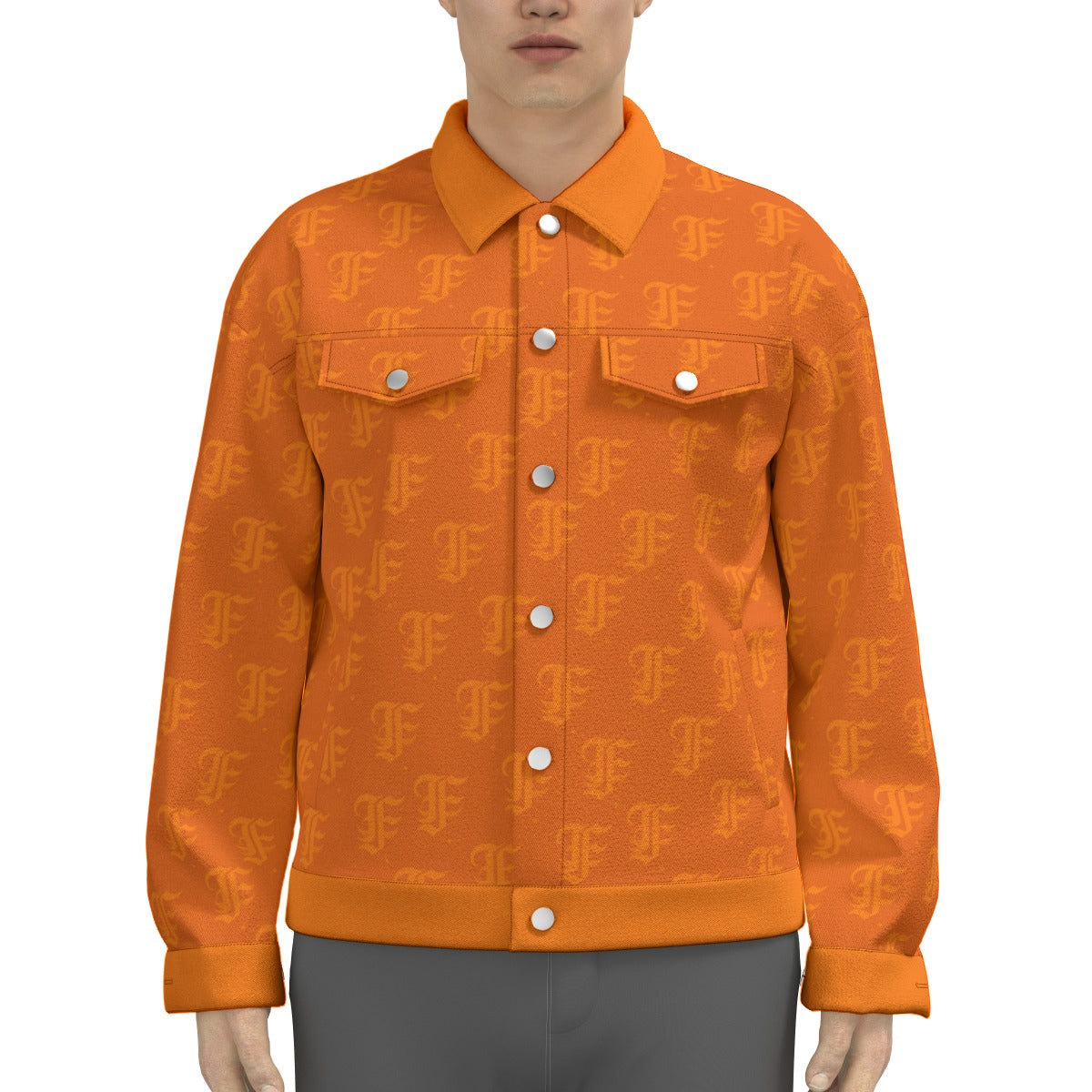 FFOrange Trucker Jacket | 245GSM Cotton