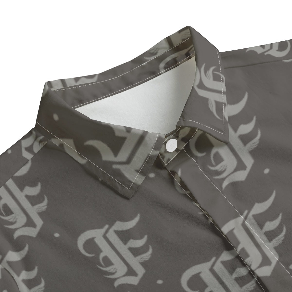 FFGrey Button-Up |115GSM Cotton poplin