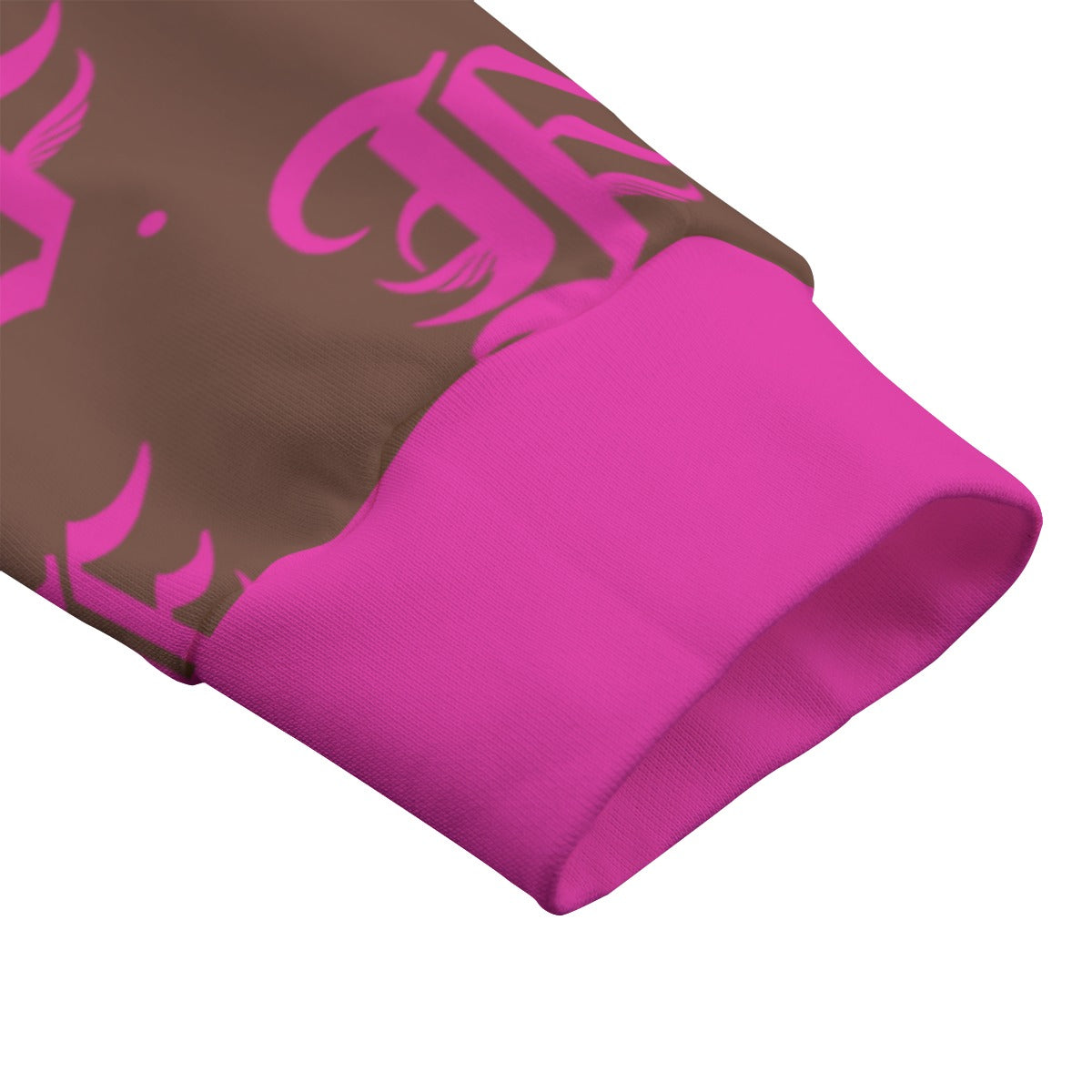FFBrown&Pink Heavyweight Zip-Up Polo | 310GSM Cotton