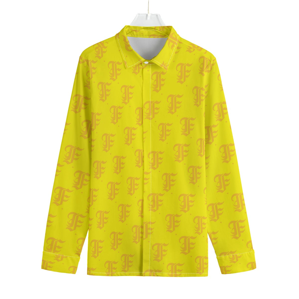 FFYellow Button-Up |115GSM Cotton poplin