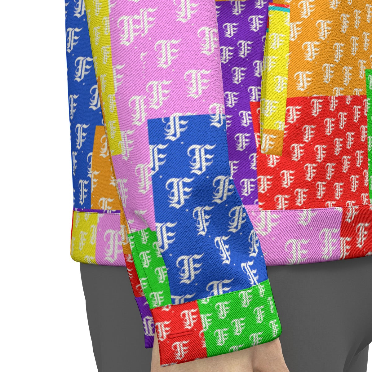 Multi-Color Patchwork Trucker Jacket | 245GSM Cotton