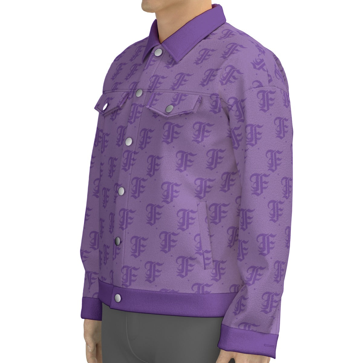 FFPurple Trucker Jacket | 245GSM Cotton