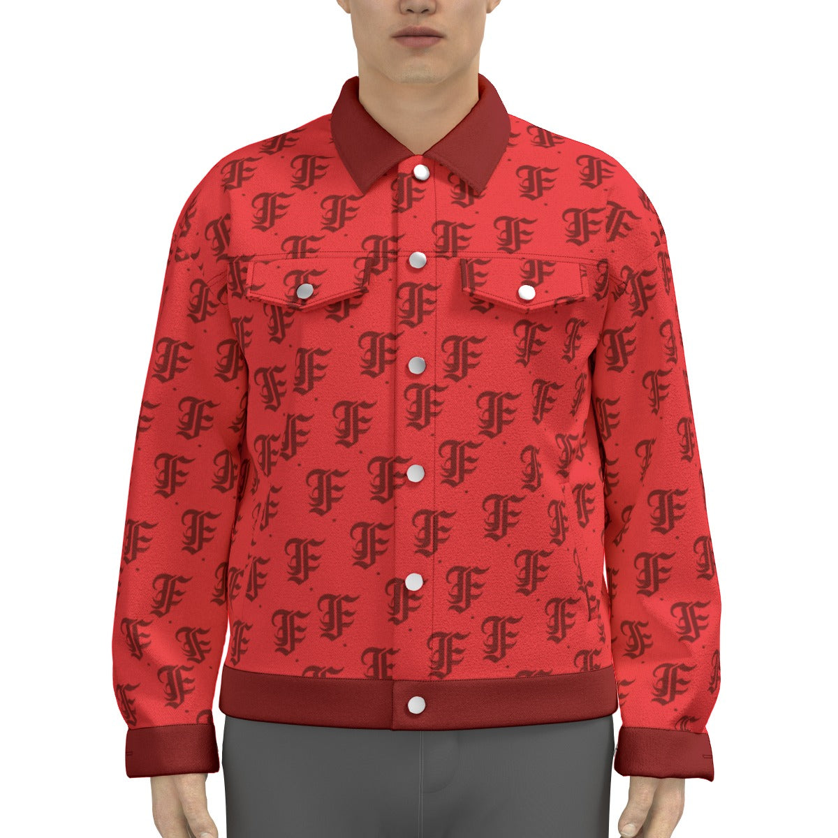 FFRed Trucker Jacket | 245GSM Cotton