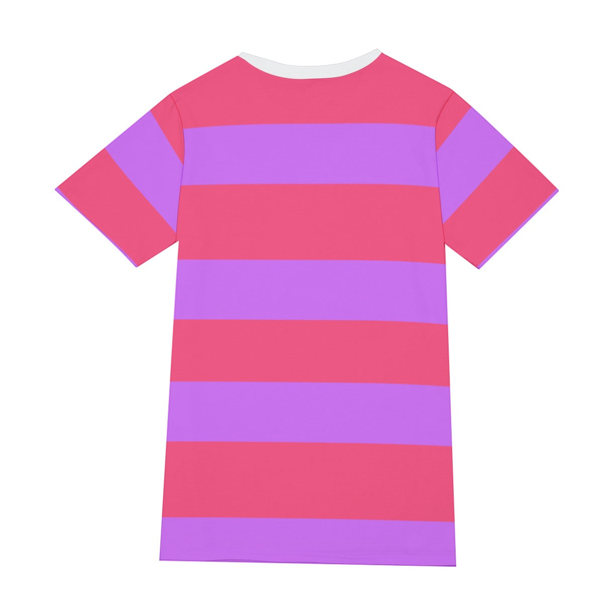 Pink & Purple Striped Tee | 190GSM Cotton
