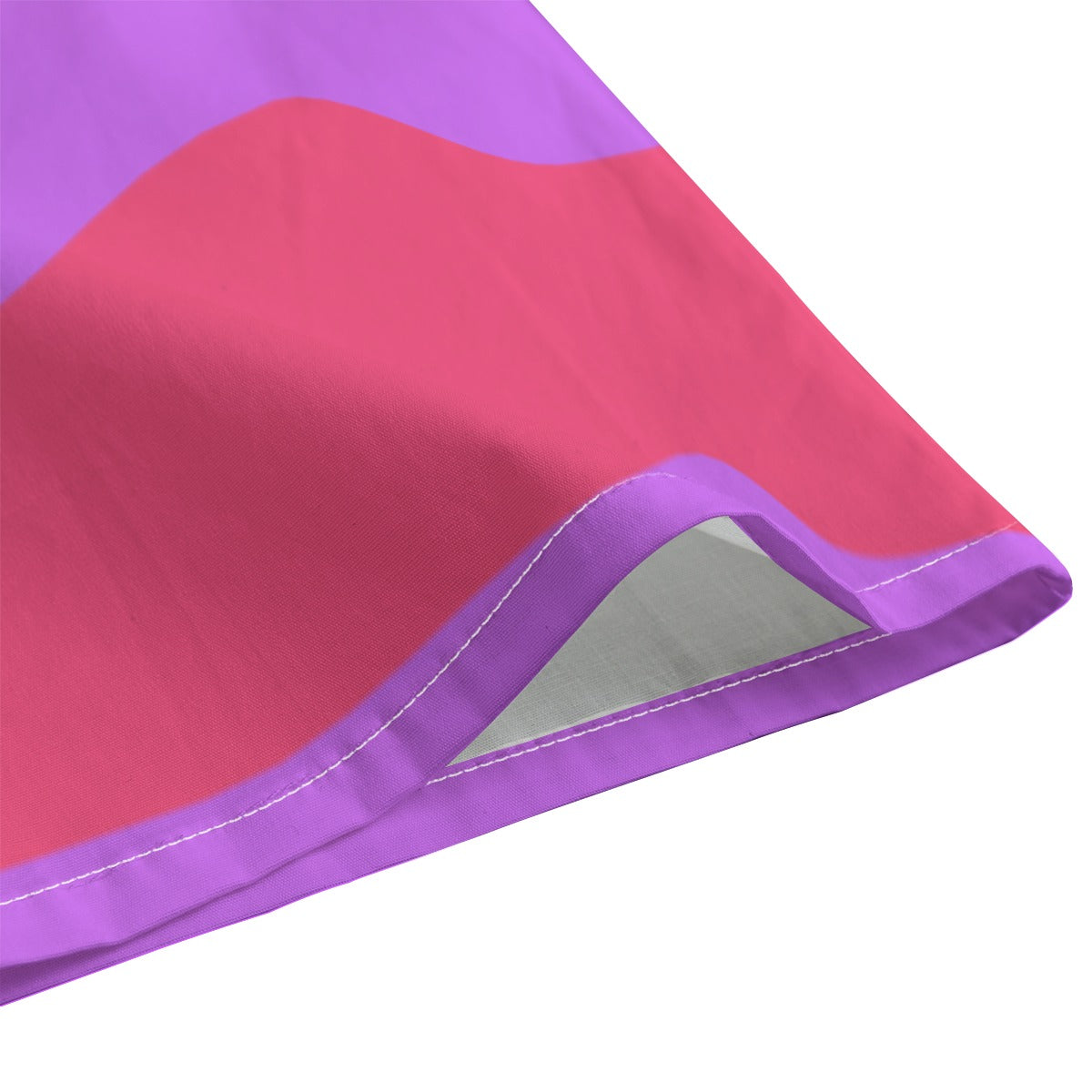 Purple&Pink Striped Button-Up |115GSM Cotton poplin