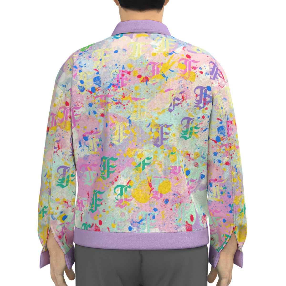 FFPastel Splatter Trucker Jacket | 245GSM Cotton